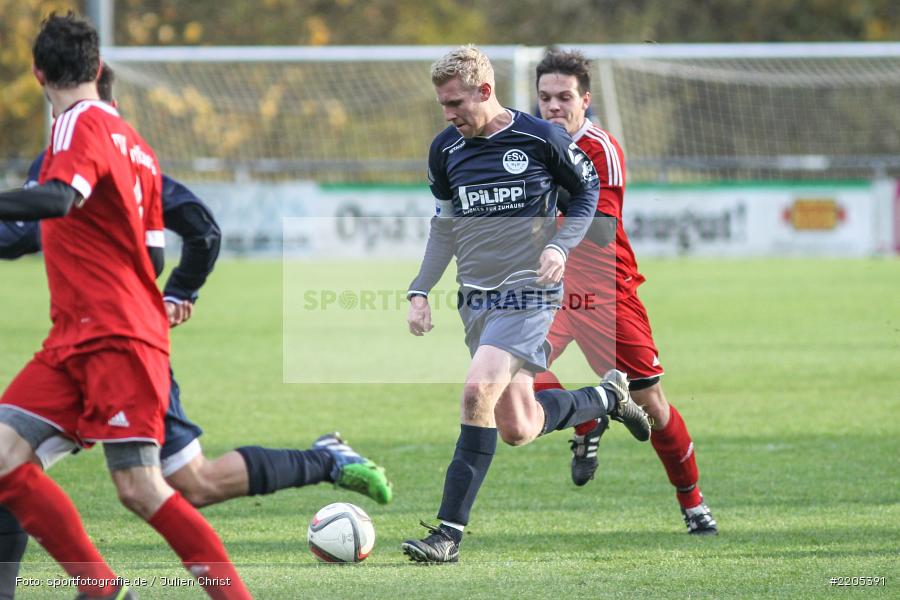 Tobias Hasselmeier, Marcel Frank, Landesliga Nordwest, 18.11.2017, Sportplatz, ESV Ansbach-Eyb, TSV Karlburg - Bild-ID: 2205391 Tobias Hasselmeier, Marcel Frank, Landesliga Nordwest, 18.11.2017, Sportplatz, ESV Ansbach-Eyb, TSV Karlburg - Bild-ID: 2205391