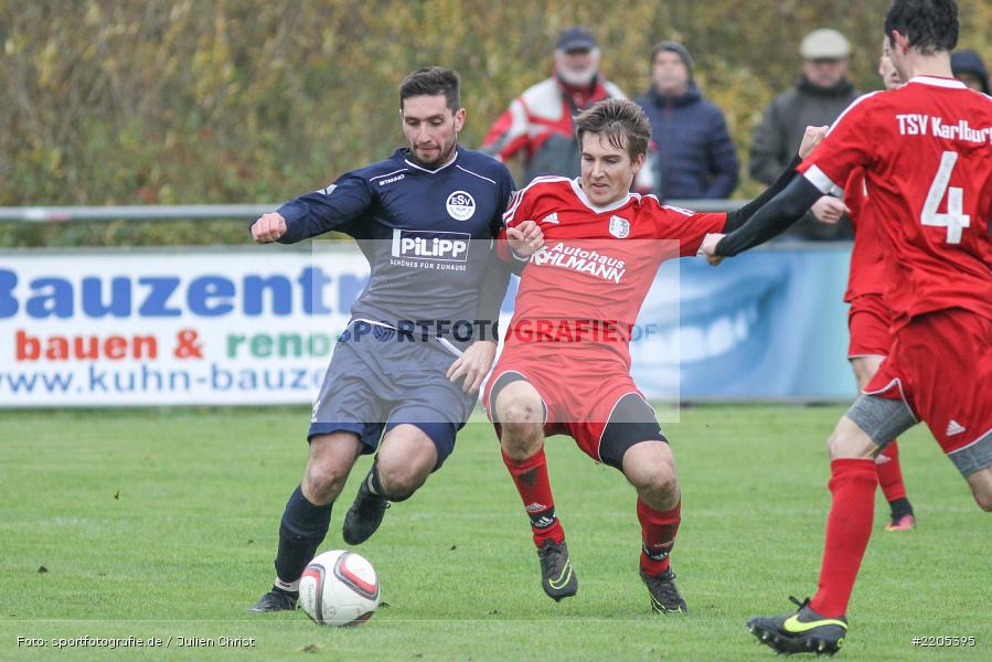 Andreas Rösch, David Scherb, Landesliga Nordwest, 18.11.2017, Sportplatz, ESV Ansbach-Eyb, TSV Karlburg - Bild-ID: 2205395 Andreas Rösch, David Scherb, Landesliga Nordwest, 18.11.2017, Sportplatz, ESV Ansbach-Eyb, TSV Karlburg - Bild-ID: 2205395