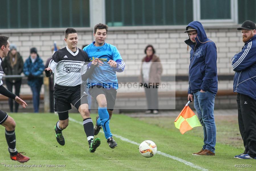 Leon Knoblach, Fabian Holzinger, 19.11.2017, A-Klasse Würzburg, FV Bachgrund, SG Eußenheim-Gambach - Bild-ID: 2205400