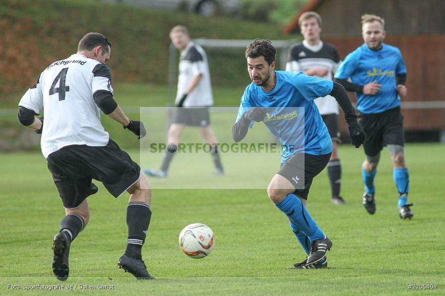 Michael Eckert, Daniel Stemig, 19.11.2017, A-Klasse Würzburg, FV Bachgrund, SG Eußenheim-Gambach - Bild-ID: 2205409