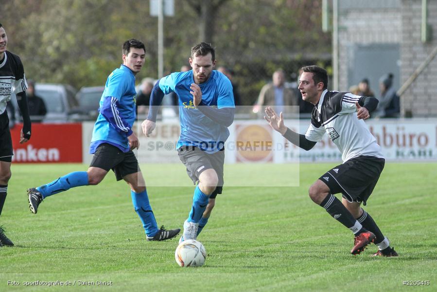 Lukas Bischof, Fabian Heun, 19.11.2017, A-Klasse Würzburg, FV Bachgrund, SG Eußenheim-Gambach - Bild-ID: 2205413
