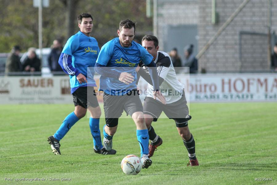 Lukas Bischof, Fabian Heun, 19.11.2017, A-Klasse Würzburg, FV Bachgrund, SG Eußenheim-Gambach - Bild-ID: 2205414