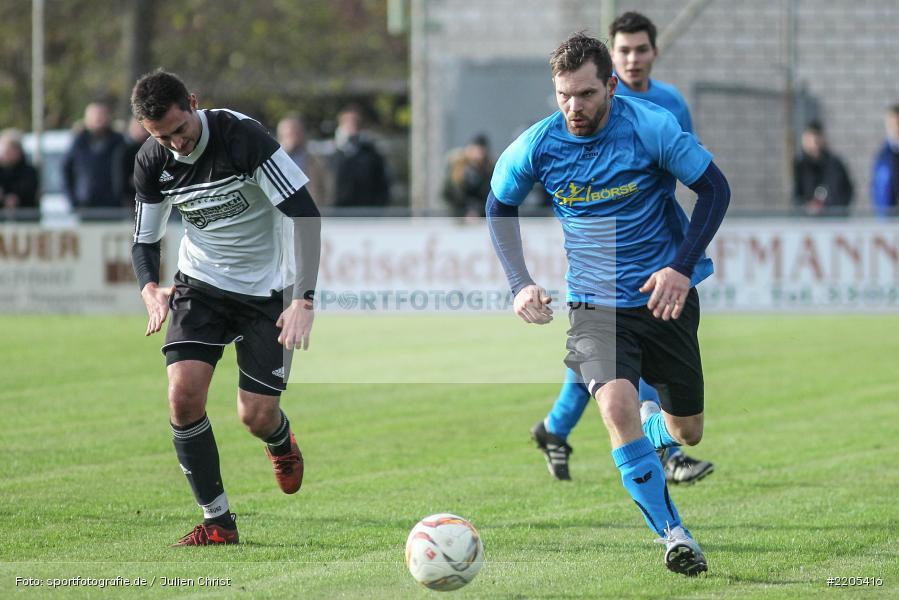 Lukas Bischof, Fabian Heun, 19.11.2017, A-Klasse Würzburg, FV Bachgrund, SG Eußenheim-Gambach - Bild-ID: 2205416