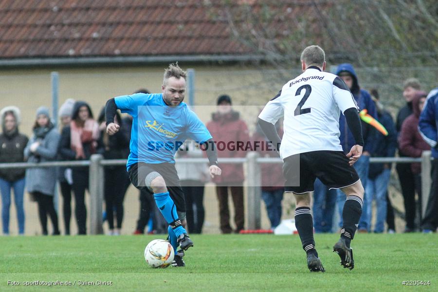 Steffen Lehofer, Stefan Scheuner, 19.11.2017, A-Klasse Würzburg, FV Bachgrund, SG Eußenheim-Gambach - Bild-ID: 2205424