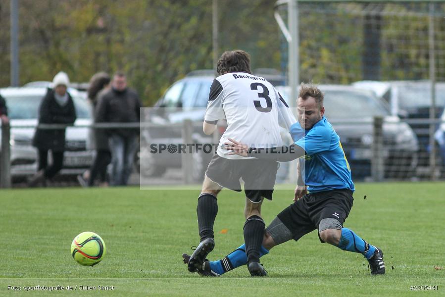 Steffen Lehofer, Fabian Hartmann, 19.11.2017, A-Klasse Würzburg, FV Bachgrund, SG Eußenheim-Gambach - Bild-ID: 2205441