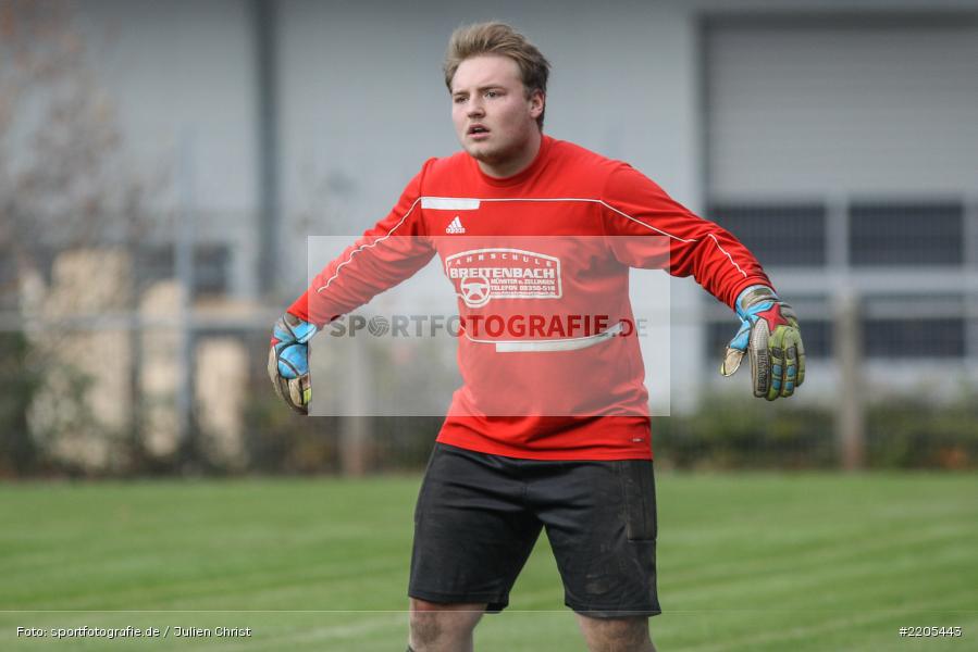 Julian Schönberger, 19.11.2017, A-Klasse Würzburg, FV Bachgrund, SG Eußenheim-Gambach - Bild-ID: 2205443