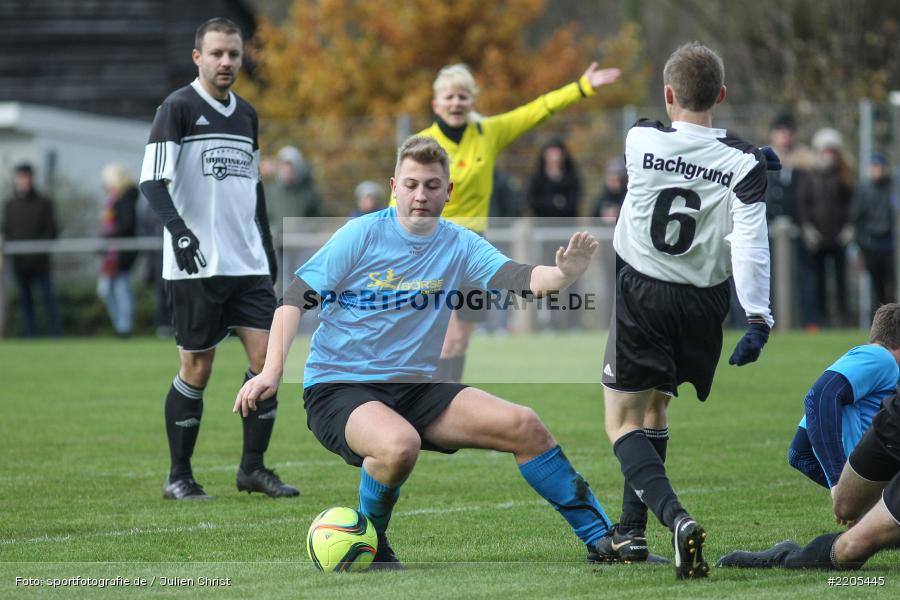 Dominik Seit, Jan-Phillip Hamm, 19.11.2017, A-Klasse Würzburg, FV Bachgrund, SG Eußenheim-Gambach - Bild-ID: 2205445