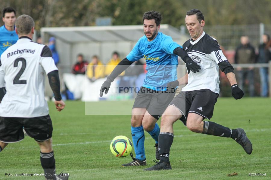 Daniel Stemig, Michael Eckert, 19.11.2017, A-Klasse Würzburg, FV Bachgrund, SG Eußenheim-Gambach - Bild-ID: 2205464