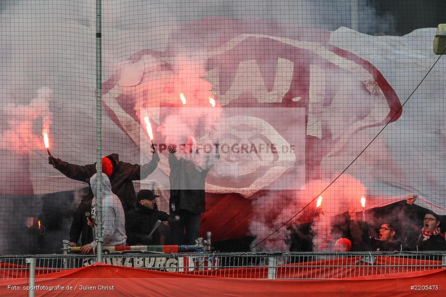 Pyrotechnik, 25.11.2017, flyeralarm Arena, 3. Liga, Sportfreunde Lotte, FC Würzburger Kickers - Bild-ID: 2205473