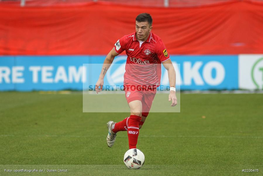 Kai Wagner, 25.11.2017, flyeralarm Arena, 3. Liga, Sportfreunde Lotte, FC Würzburger Kickers - Bild-ID: 2205475
