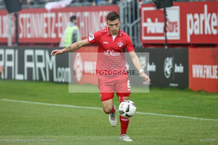 Kai Wagner, 25.11.2017, flyeralarm Arena, 3. Liga, Sportfreunde Lotte, FC Würzburger Kickers - Bild-ID: 2205478