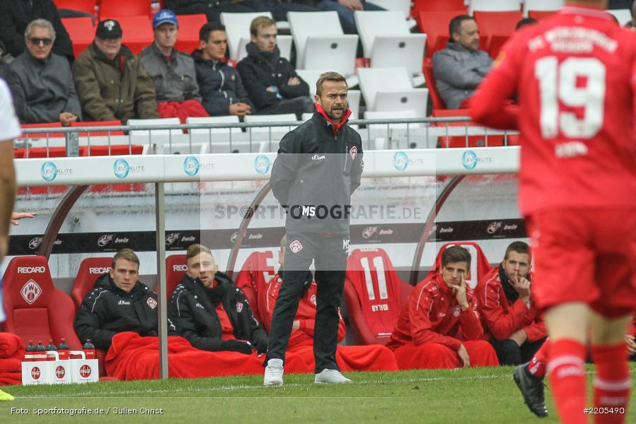 Michael Schiele, 25.11.2017, flyeralarm Arena, 3. Liga, Sportfreunde Lotte, FC Würzburger Kickers - Bild-ID: 2205490