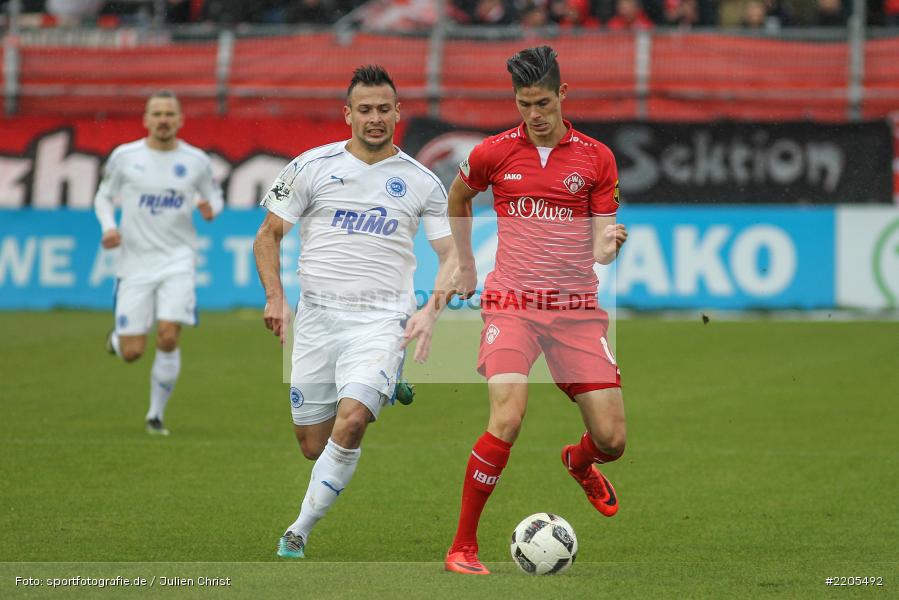 Alexander Langlitz, Dennis Mast, 25.11.2017, flyeralarm Arena, 3. Liga, Sportfreunde Lotte, FC Würzburger Kickers - Bild-ID: 2205492