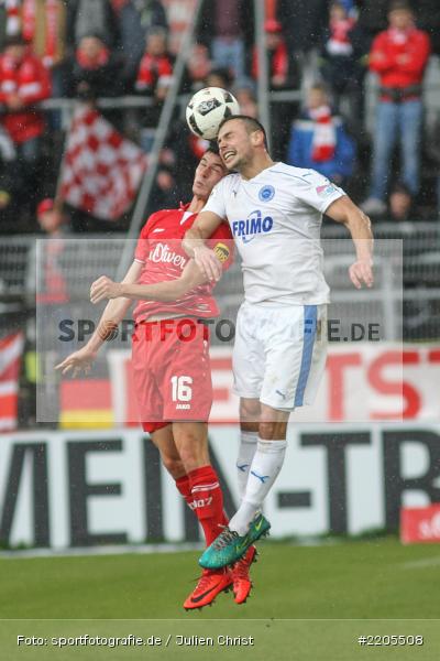 Alexander Langlitz, Dennis Mast, 25.11.2017, flyeralarm Arena, 3. Liga, Sportfreunde Lotte, FC Würzburger Kickers - Bild-ID: 2205508