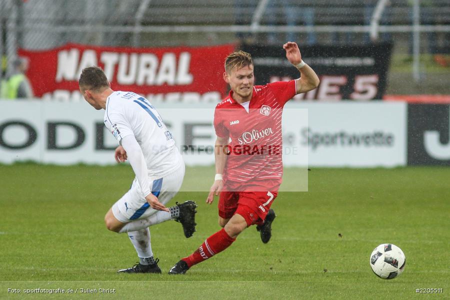 Moritz Heyer, Felix Müller, 25.11.2017, flyeralarm Arena, 3. Liga, Sportfreunde Lotte, FC Würzburger Kickers - Bild-ID: 2205511