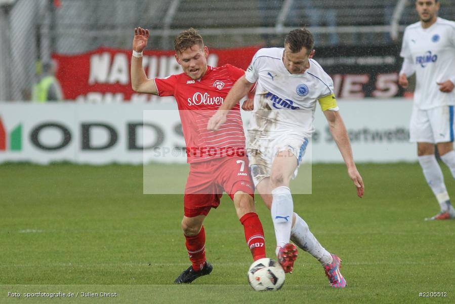 Felix Müller, Tim Wendel, 25.11.2017, flyeralarm Arena, 3. Liga, Sportfreunde Lotte, FC Würzburger Kickers - Bild-ID: 2205512