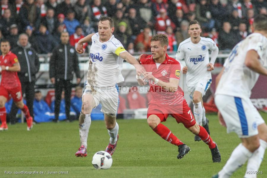 Felix Müller, Tim Wendel, 25.11.2017, flyeralarm Arena, 3. Liga, Sportfreunde Lotte, FC Würzburger Kickers - Bild-ID: 2205513