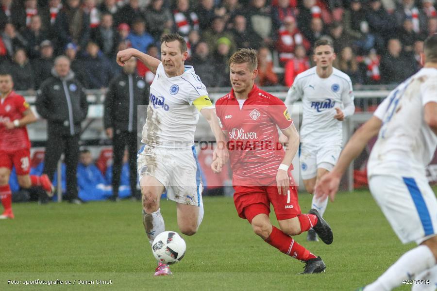Felix Müller, Tim Wendel, 25.11.2017, flyeralarm Arena, 3. Liga, Sportfreunde Lotte, FC Würzburger Kickers - Bild-ID: 2205514