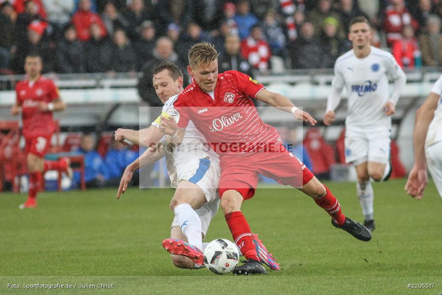 Felix Müller, Tim Wendel, 25.11.2017, flyeralarm Arena, 3. Liga, Sportfreunde Lotte, FC Würzburger Kickers - Bild-ID: 2205517