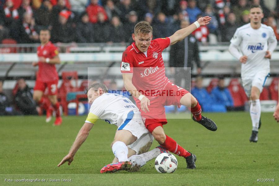 Felix Müller, Tim Wendel, 25.11.2017, flyeralarm Arena, 3. Liga, Sportfreunde Lotte, FC Würzburger Kickers - Bild-ID: 2205518