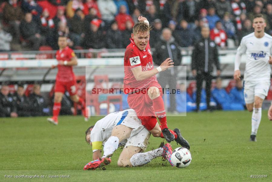 Tim Wendel, Felix Müller, 25.11.2017, flyeralarm Arena, 3. Liga, Sportfreunde Lotte, FC Würzburger Kickers - Bild-ID: 2205519
