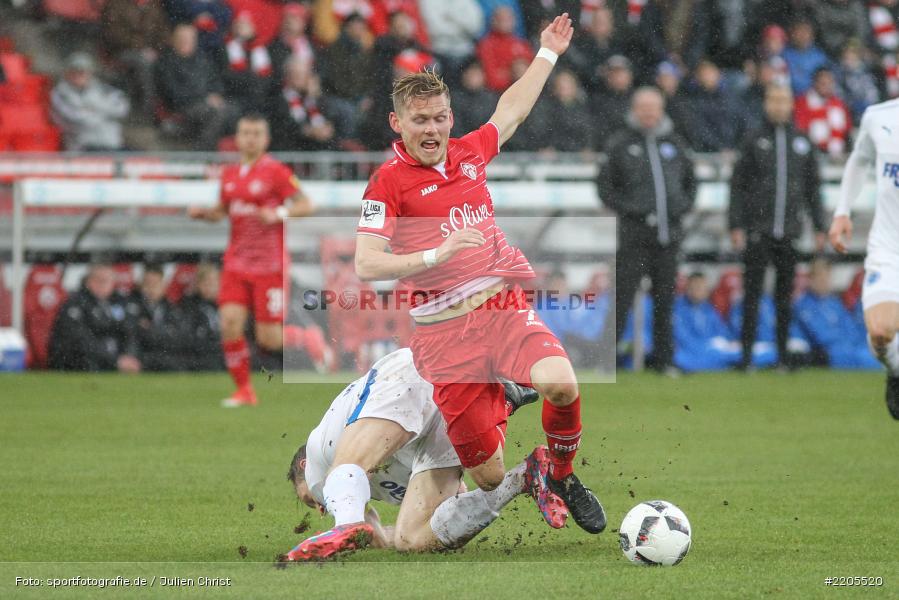 Tim Wendel, Felix Müller, 25.11.2017, flyeralarm Arena, 3. Liga, Sportfreunde Lotte, FC Würzburger Kickers - Bild-ID: 2205520