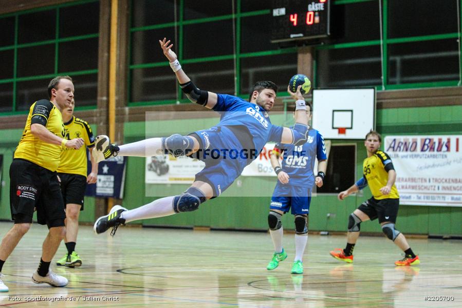 Daniel Born, 26.11.2017, Bezirksliga Nord, Handball, TV Königsberg, TSV Karlstadt - Bild-ID: 2205700