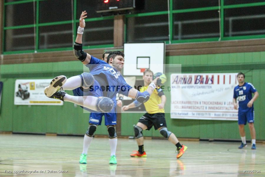 Daniel Born, 26.11.2017, Bezirksliga Nord, Handball, TV Königsberg, TSV Karlstadt - Bild-ID: 2205704