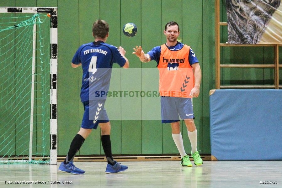 Adrian Schwab, Fabian Heun, 26.11.2017, Bezirksliga Nord, Handball, TV Königsberg, TSV Karlstadt - Bild-ID: 2205723