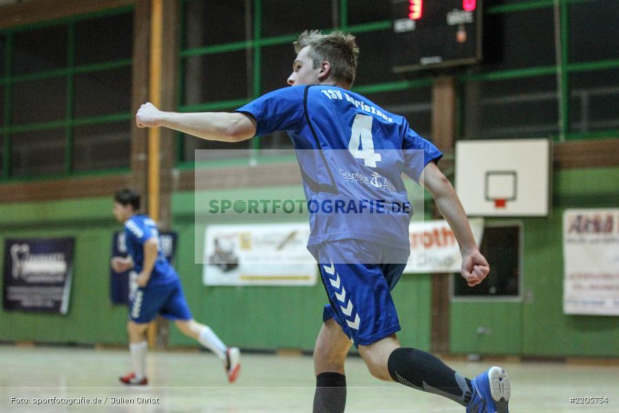 Adrian Schwab, 26.11.2017, Bezirksliga Nord, Handball, TV Königsberg, TSV Karlstadt - Bild-ID: 2205734