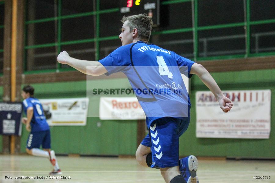 Adrian Schwab, 26.11.2017, Bezirksliga Nord, Handball, TV Königsberg, TSV Karlstadt - Bild-ID: 2205735