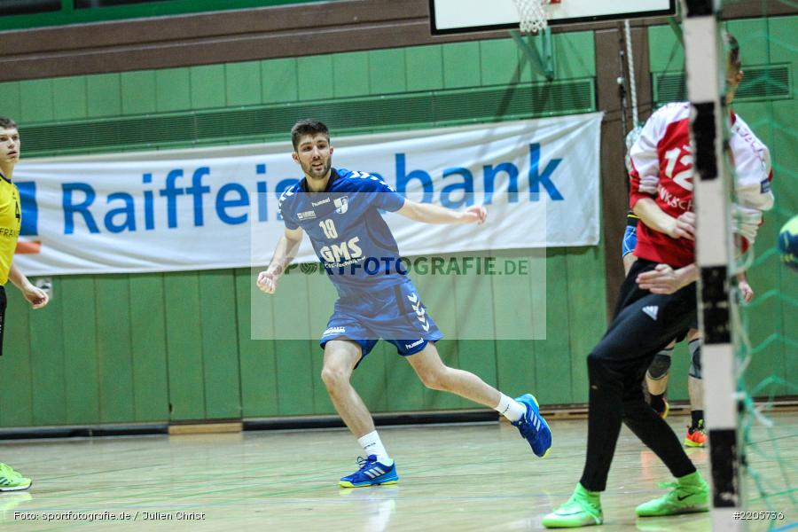 Philip Nagel, Sebastian Schmid, 26.11.2017, Bezirksliga Nord, Handball, TV Königsberg, TSV Karlstadt - Bild-ID: 2205736