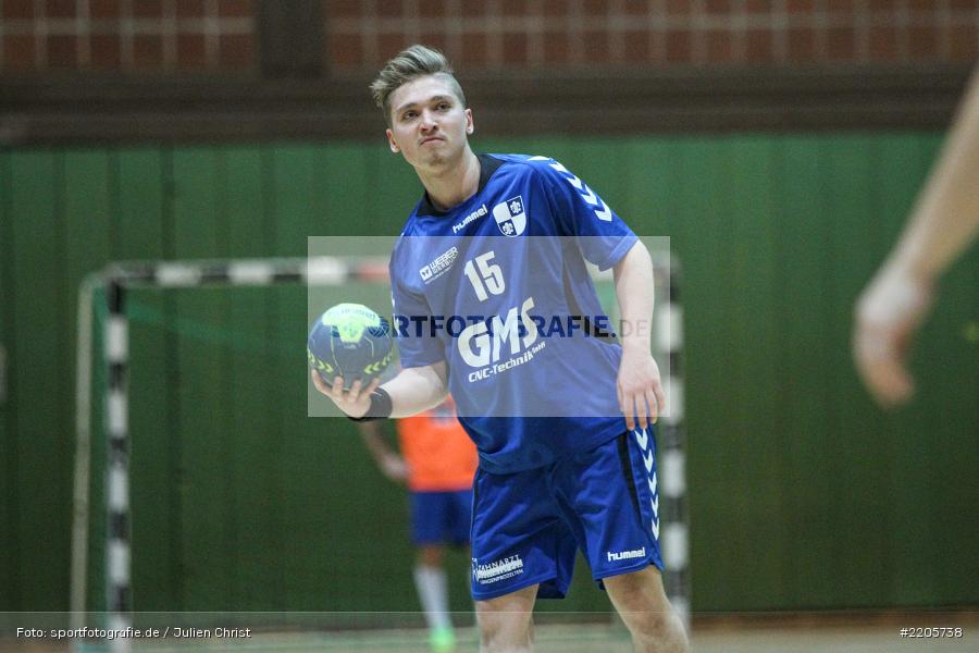 Jonas Holaschke, 26.11.2017, Bezirksliga Nord, Handball, TV Königsberg, TSV Karlstadt - Bild-ID: 2205738