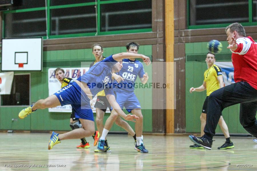 Andreas Obert, 26.11.2017, Bezirksliga Nord, Handball, TV Königsberg, TSV Karlstadt - Bild-ID: 2205739