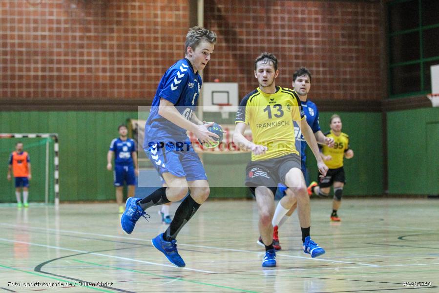 Adrian Schwab, Marius Hofmann, 26.11.2017, Bezirksliga Nord, Handball, TV Königsberg, TSV Karlstadt - Bild-ID: 2205740
