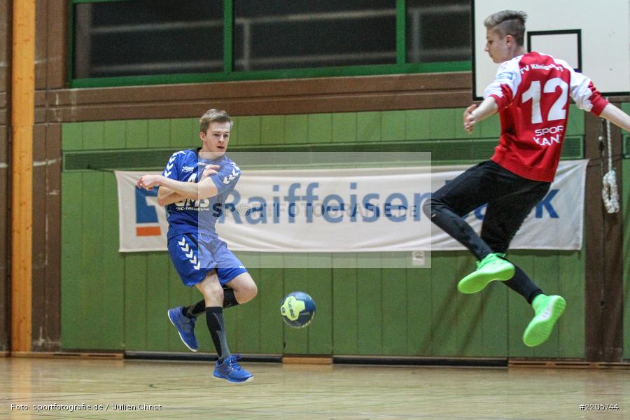 Adrian Schwab, Philip Nagel, 26.11.2017, Bezirksliga Nord, Handball, TV Königsberg, TSV Karlstadt - Bild-ID: 2205744