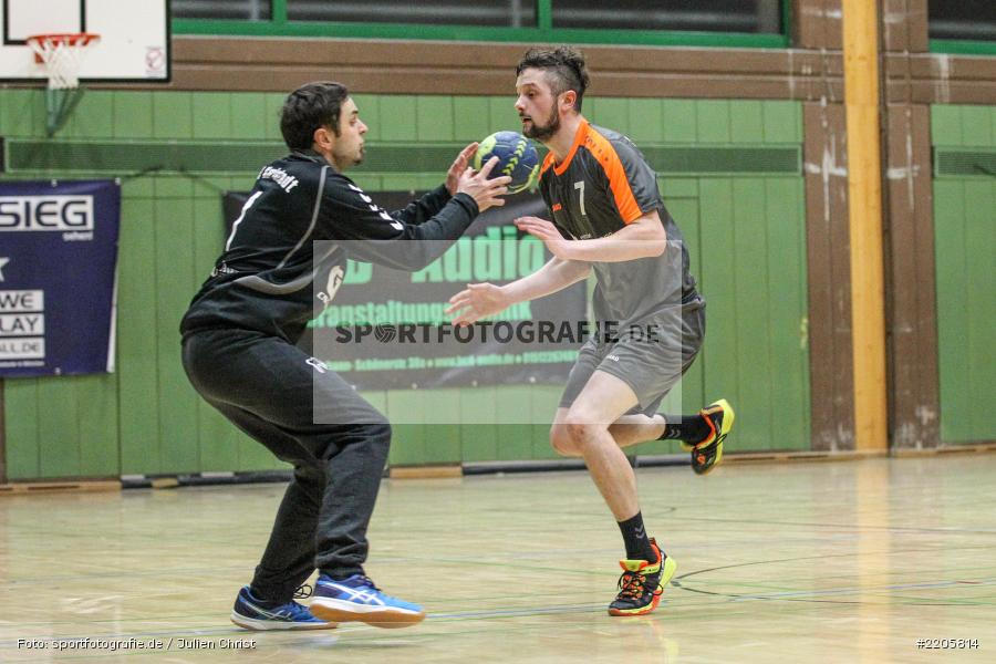Patrick Schiefer, Markus Riedmann, Erwin-Ammann-Halle, 16.12.2017, Handball, HG Maintal, TSV Karlstadt - Bild-ID: 2205814