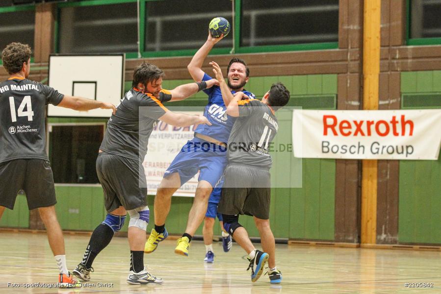Julian Thamm, Andreas Obert, Erwin-Ammann-Halle, 16.12.2017, Handball, HG Maintal, TSV Karlstadt - Bild-ID: 2205842