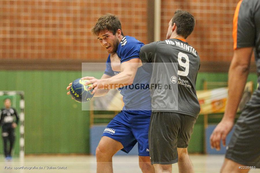 Dennis Göpfert, Felix Albert, Erwin-Ammann-Halle, 16.12.2017, Handball, HG Maintal, TSV Karlstadt - Bild-ID: 2205853