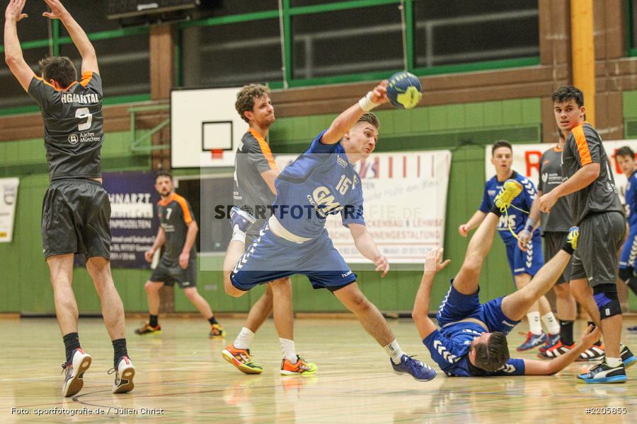 Jonas Holaschke, Erwin-Ammann-Halle, 16.12.2017, Handball, HG Maintal, TSV Karlstadt - Bild-ID: 2205855