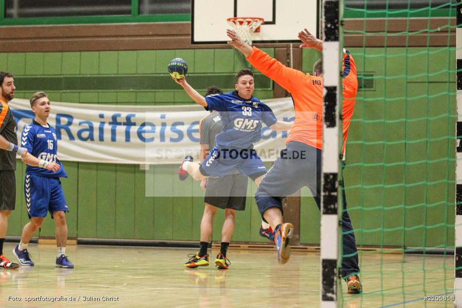 Benedikt Fuchs, Hannes Brinz, Erwin-Ammann-Halle, 16.12.2017, Handball, HG Maintal, TSV Karlstadt - Bild-ID: 2205858
