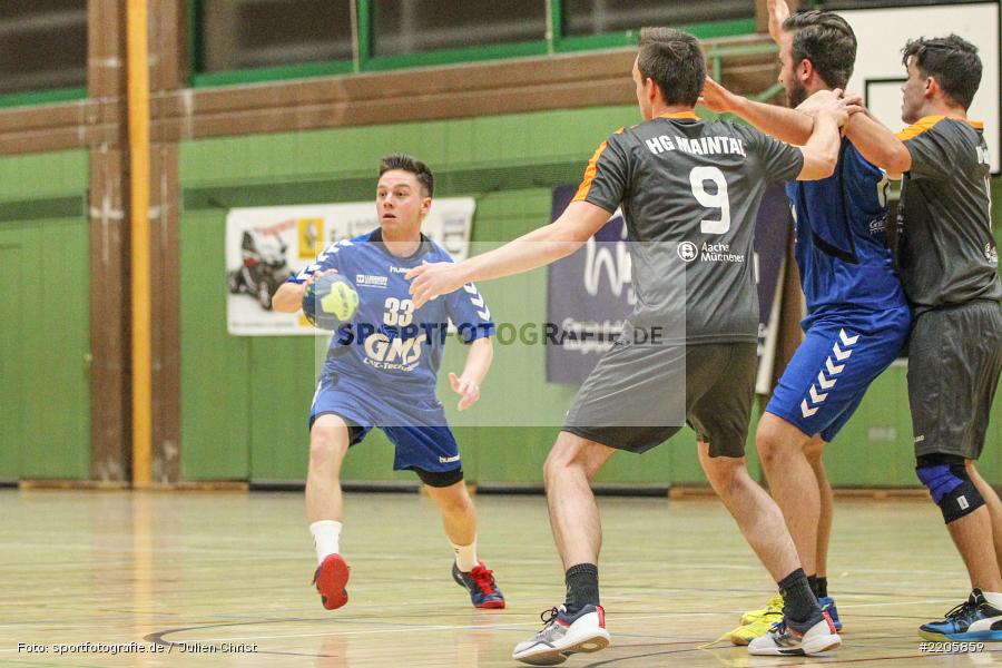 Benedikt Fuchs, Erwin-Ammann-Halle, 16.12.2017, Handball, HG Maintal, TSV Karlstadt - Bild-ID: 2205859 Benedikt Fuchs, Erwin-Ammann-Halle, 16.12.2017, Handball, HG Maintal, TSV Karlstadt - Bild-ID: 2205859