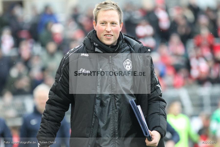Tim Stegmann, 16.12.2017, Würzburg, flyeralarm Arena, 3. Liga, SV Meppen, FC Würzburger Kickers - Bild-ID: 2205872