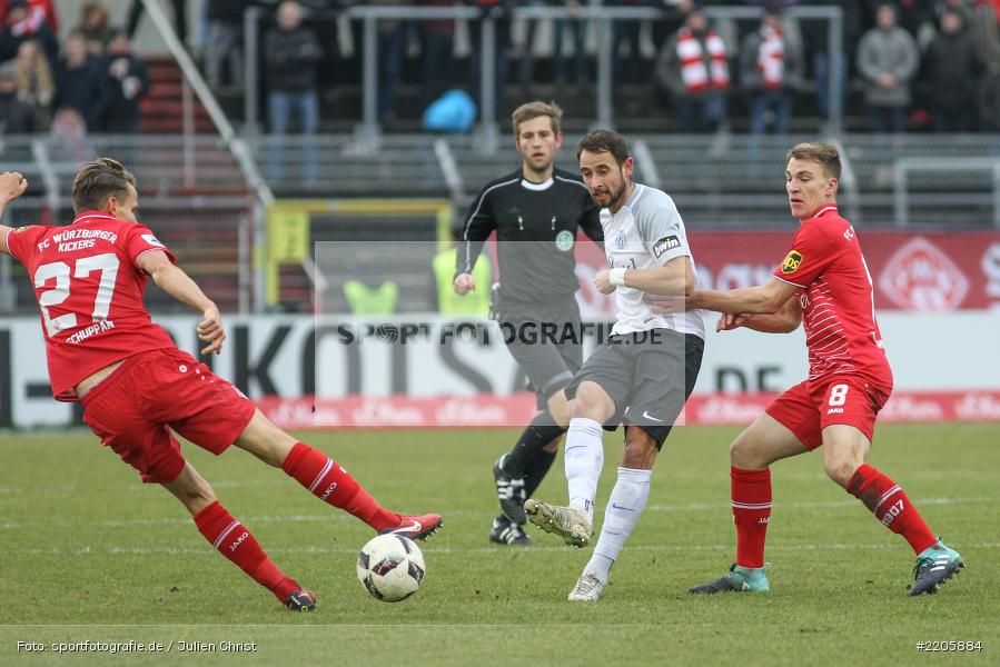 16.12.2017, Würzburg, flyeralarm Arena, 3. Liga, SV Meppen, FC Würzburger Kickers - Bild-ID: 2205884