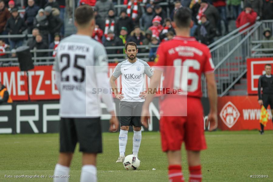 16.12.2017, Würzburg, flyeralarm Arena, 3. Liga, SV Meppen, FC Würzburger Kickers - Bild-ID: 2205890