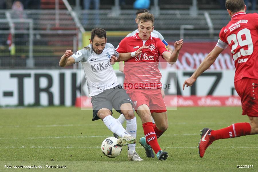 16.12.2017, Würzburg, flyeralarm Arena, 3. Liga, SV Meppen, FC Würzburger Kickers - Bild-ID: 2205899