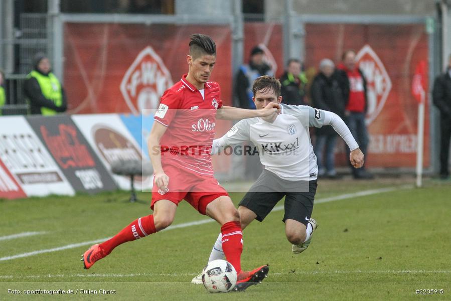 16.12.2017, Würzburg, flyeralarm Arena, 3. Liga, SV Meppen, FC Würzburger Kickers - Bild-ID: 2205915