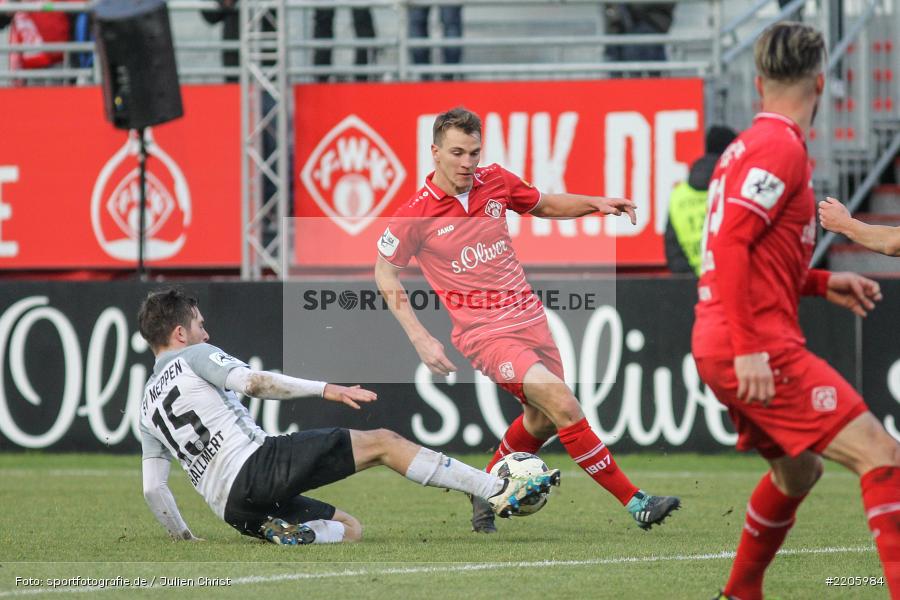 16.12.2017, Würzburg, flyeralarm Arena, 3. Liga, SV Meppen, FC Würzburger Kickers - Bild-ID: 2205984