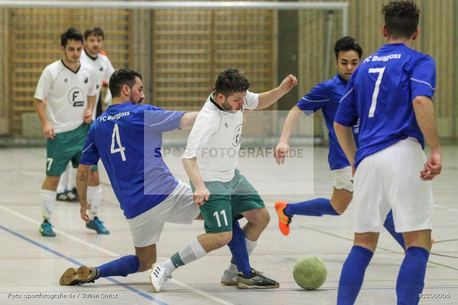FC Burgjoss, FC Gössenheim, Philipp Göbel, David Borrajo Galvez, Sinngrundhalle, 30.12.2017, Burgsinn, Midnight Event - Bild-ID: 2206006 FC Burgjoss, FC Gössenheim, Philipp Göbel, David Borrajo Galvez, Sinngrundhalle, 30.12.2017, Burgsinn, Midnight Event - Bild-ID: 2206006