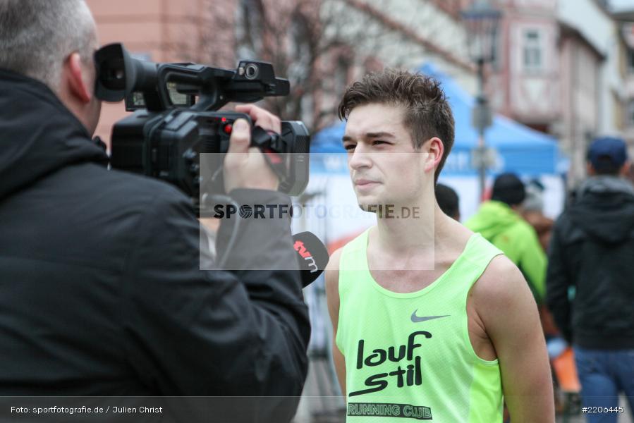 Leonardo Ortolano, 13.01.2018, Marktplatz, Karlstadt, Lauf, LG Karlstadt-Gambach-Lohr, LG Karlstadt, Staustufenlauf 2018 - Bild-ID: 2206445